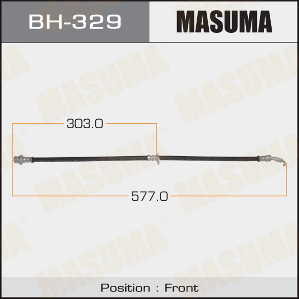 Шланг тормозной Masuma BH-329