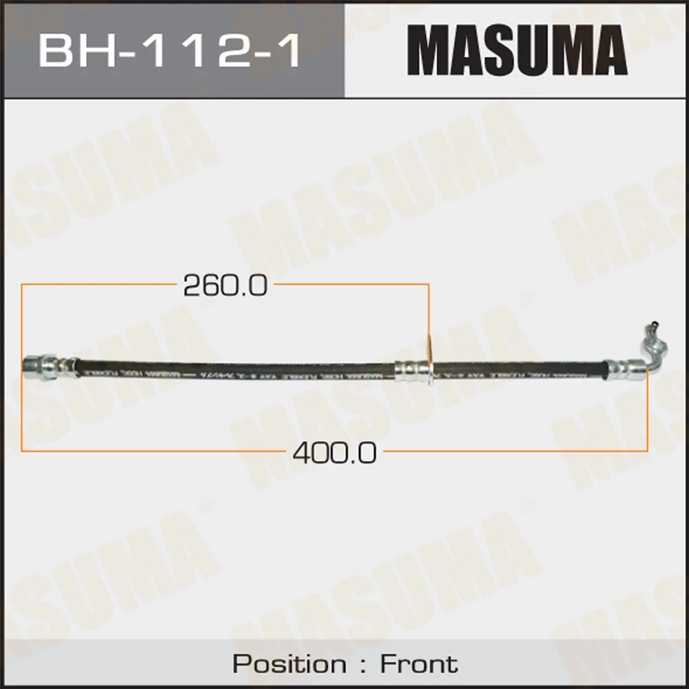 Шланг тормозной Masuma BH-112-1