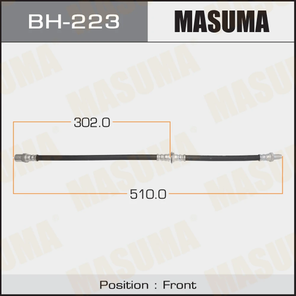 Шланг тормозной Masuma BH-223