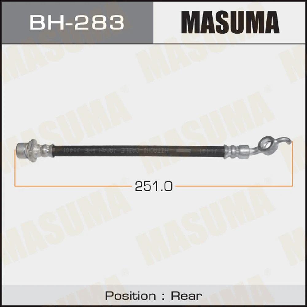 Шланг тормозной Masuma BH-283