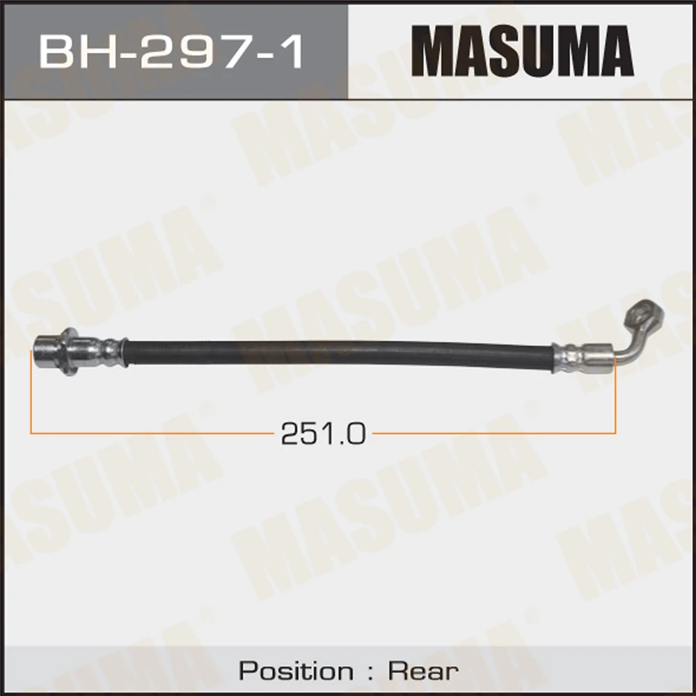 Шланг тормозной Masuma BH-297-1