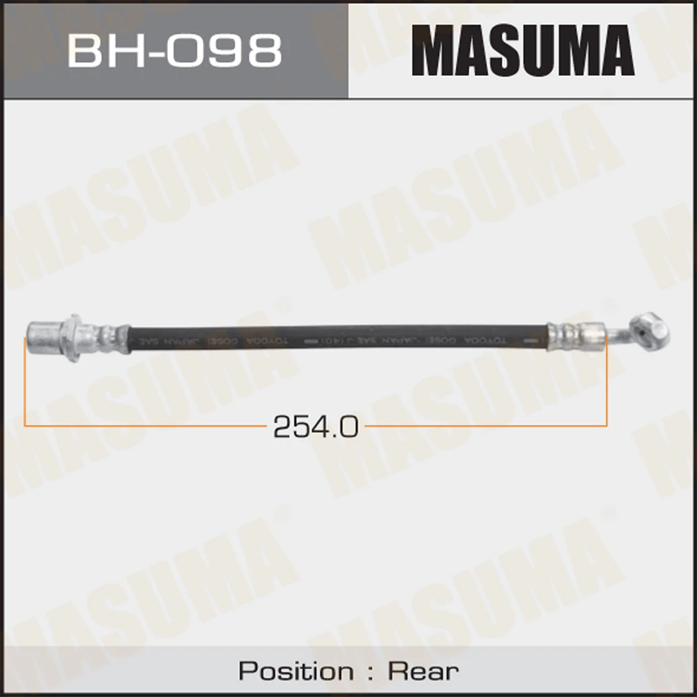 Шланг тормозной Masuma BH-098