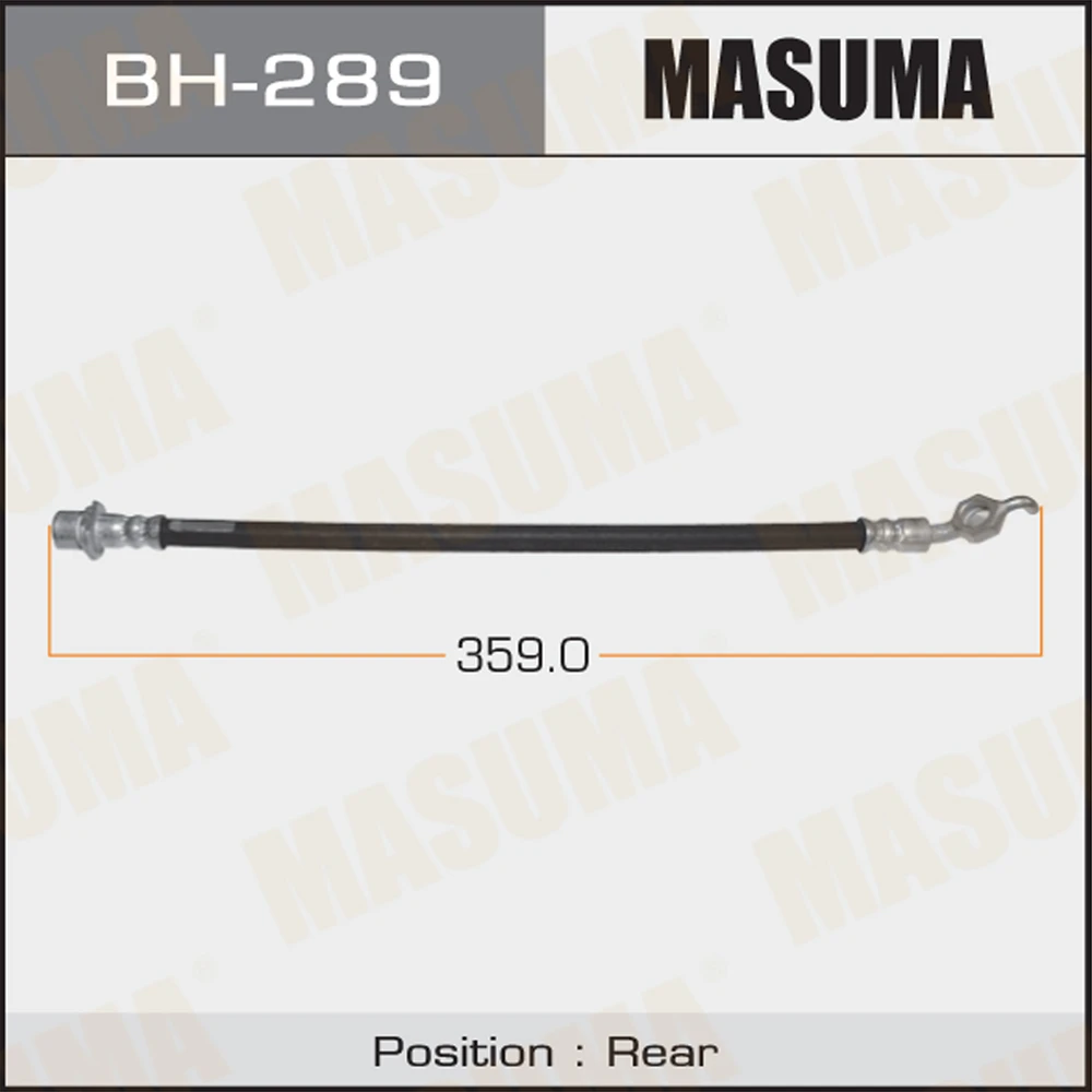 Шланг тормозной Masuma BH-289