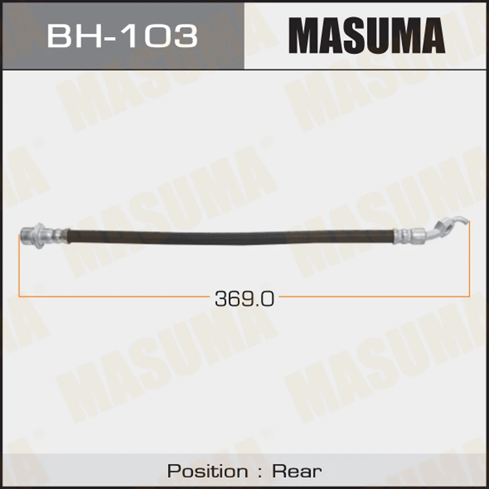 Шланг тормозной Masuma BH-103