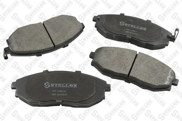 Колодки тормозные передние с антискрипными пластинами Stellox 000 042B-SX