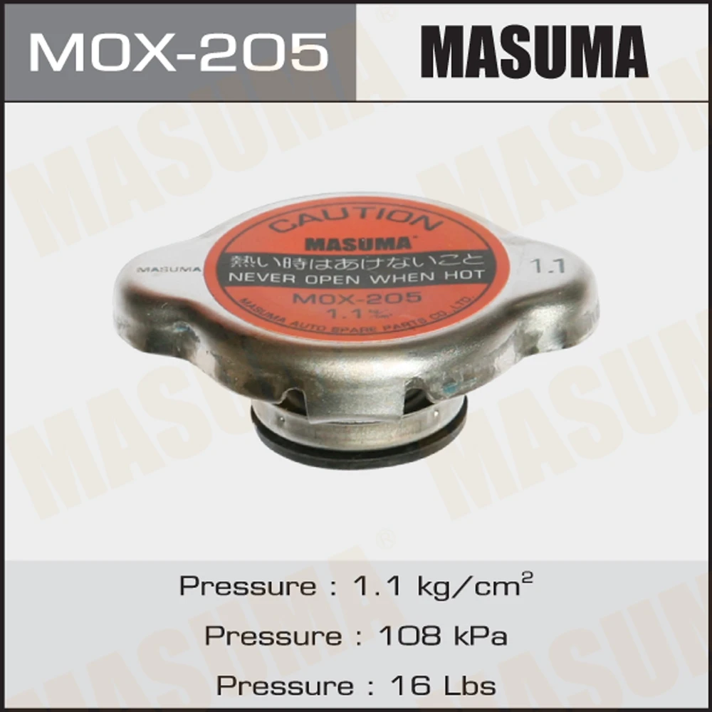 Крышка радиатора Masuma MOX-205