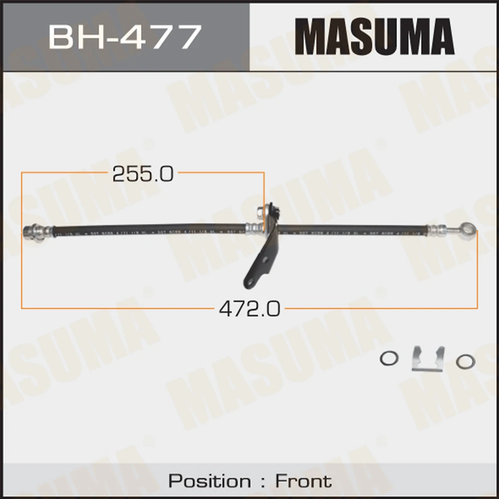Шланг тормозной Masuma BH-477
