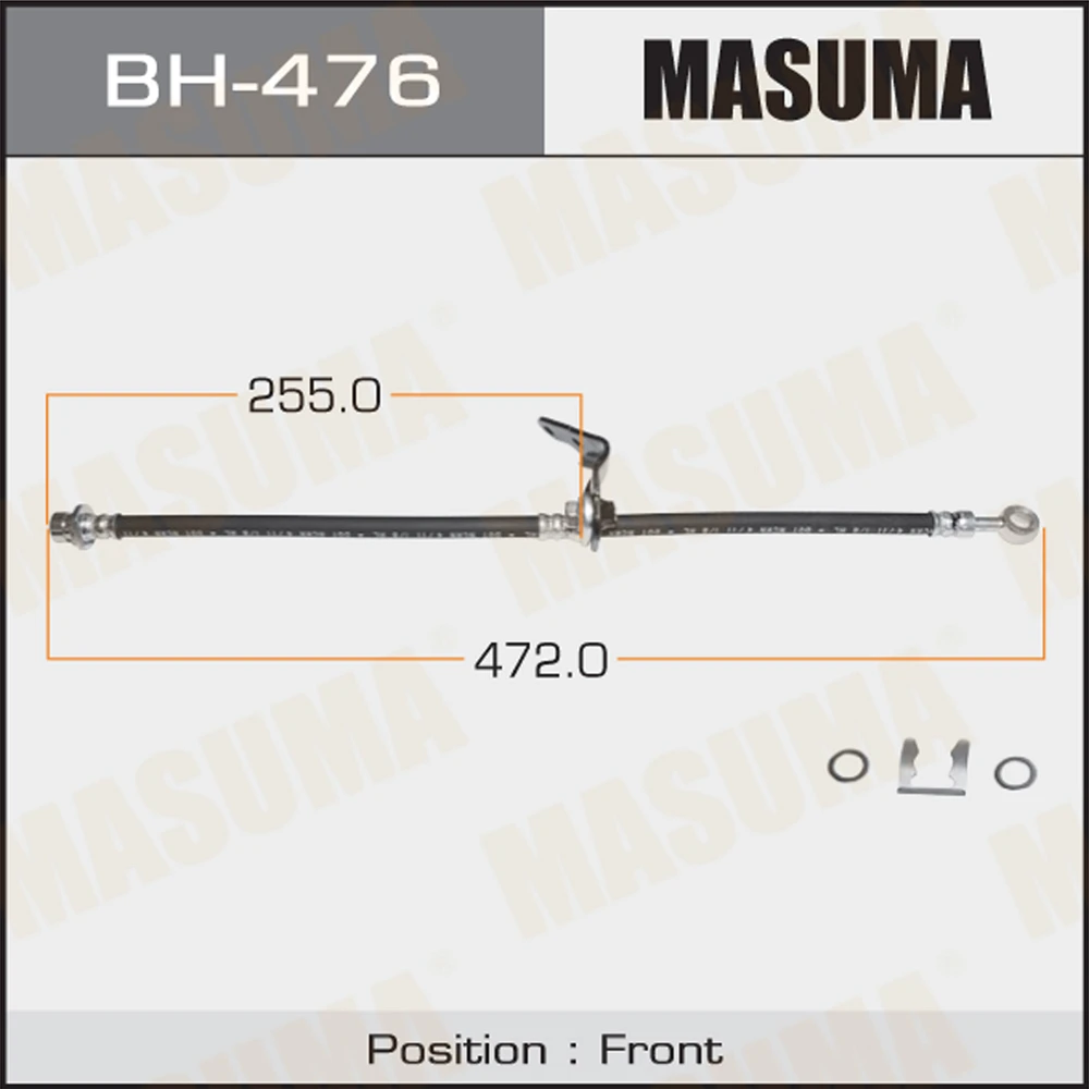 Шланг тормозной Masuma BH-476