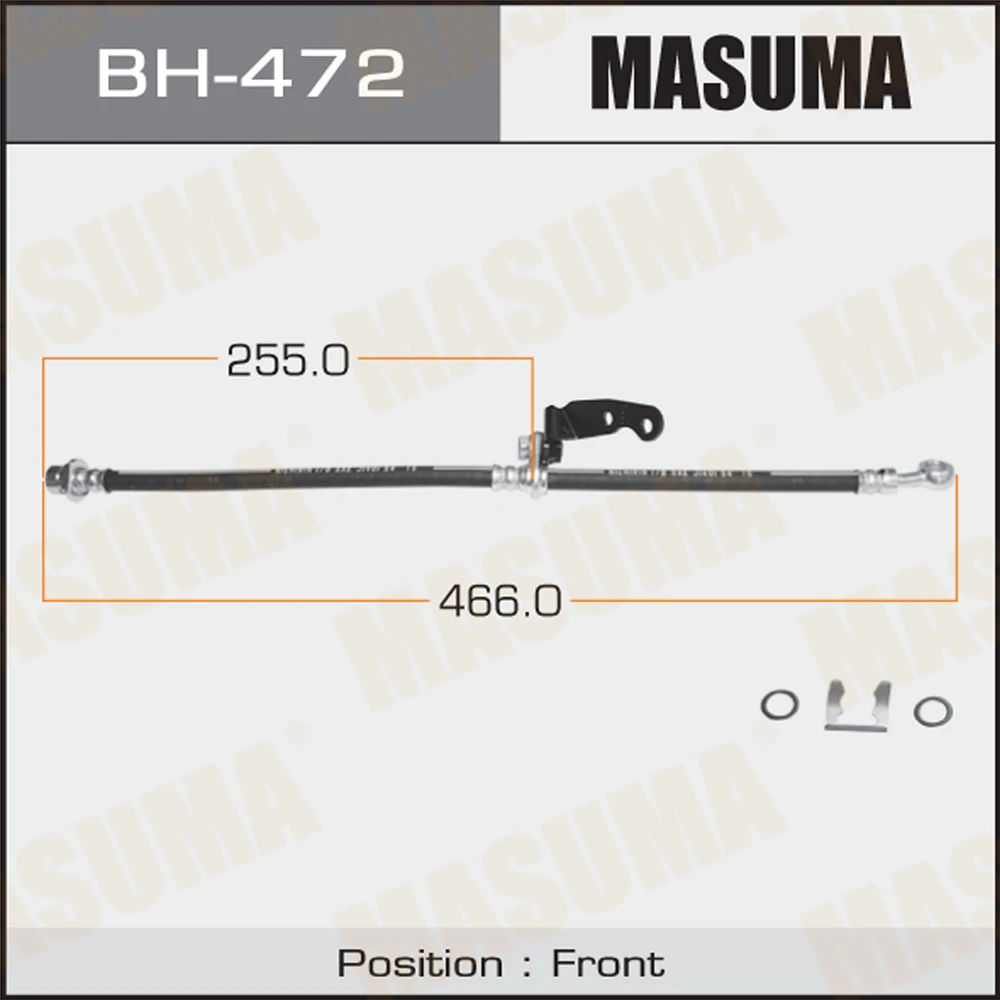 Шланг тормозной Masuma BH-472