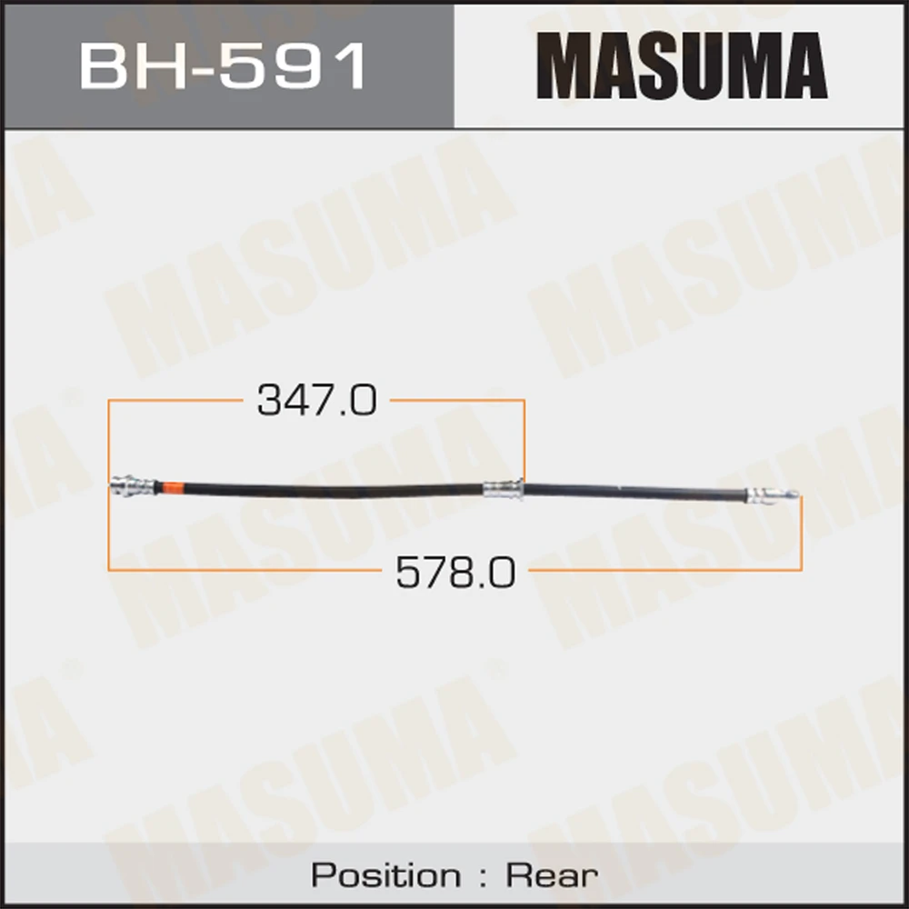 Шланг тормозной Masuma BH-591