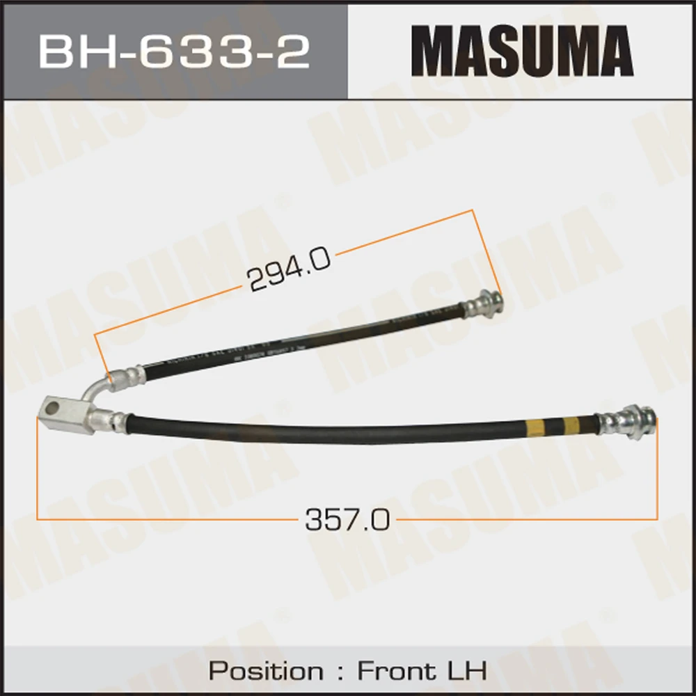 Шланг тормозной Masuma BH-633-2