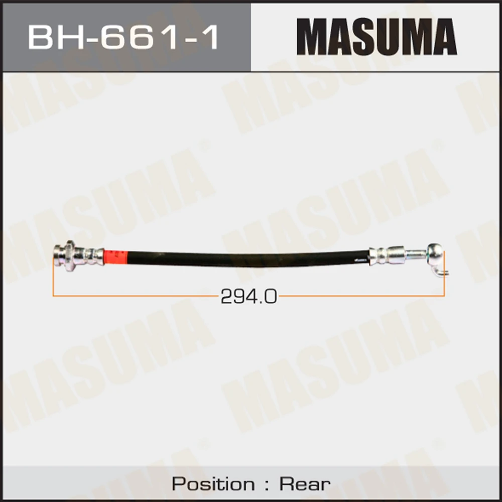 Шланг тормозной Masuma BH-661-1