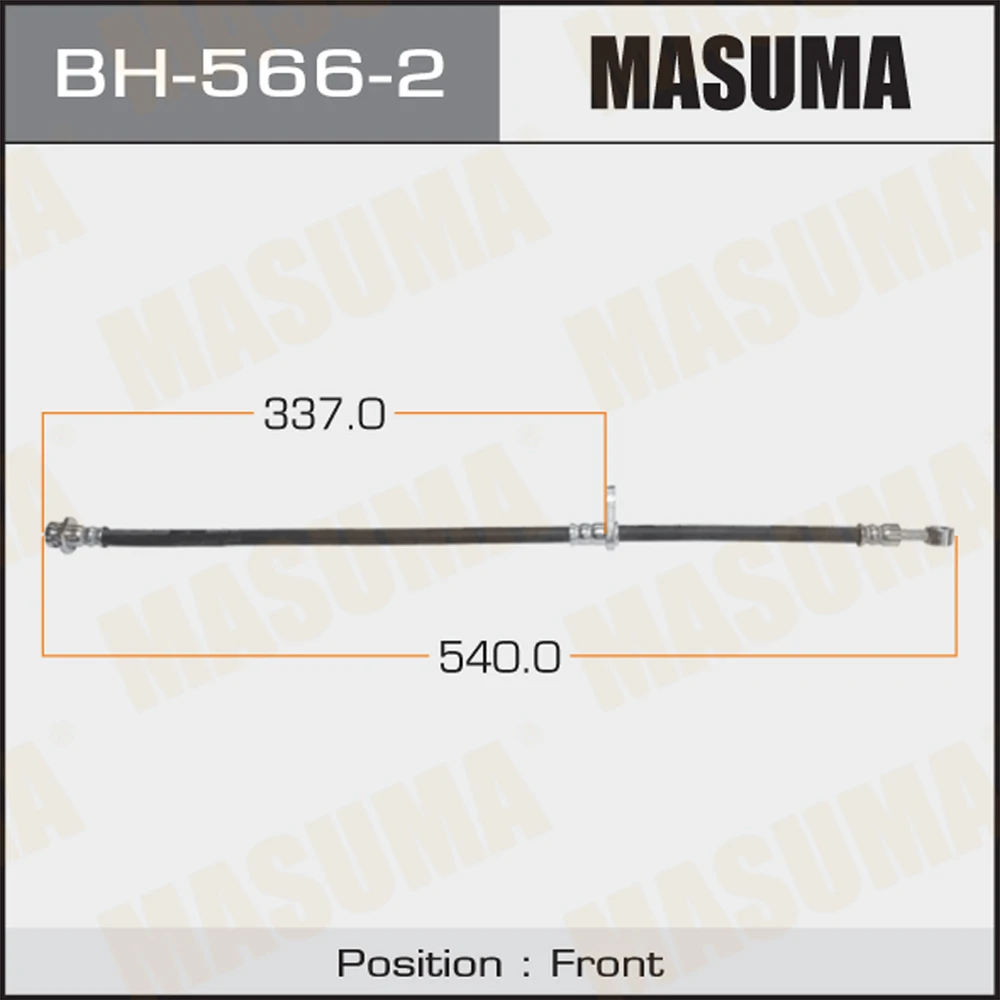 Шланг тормозной Masuma BH-566-2