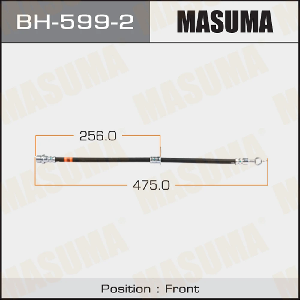 Шланг тормозной Masuma BH-599-2
