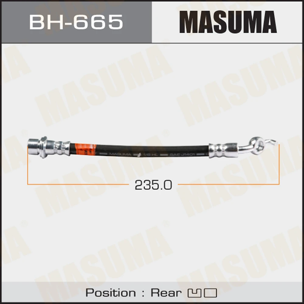 Шланг тормозной Masuma BH-665