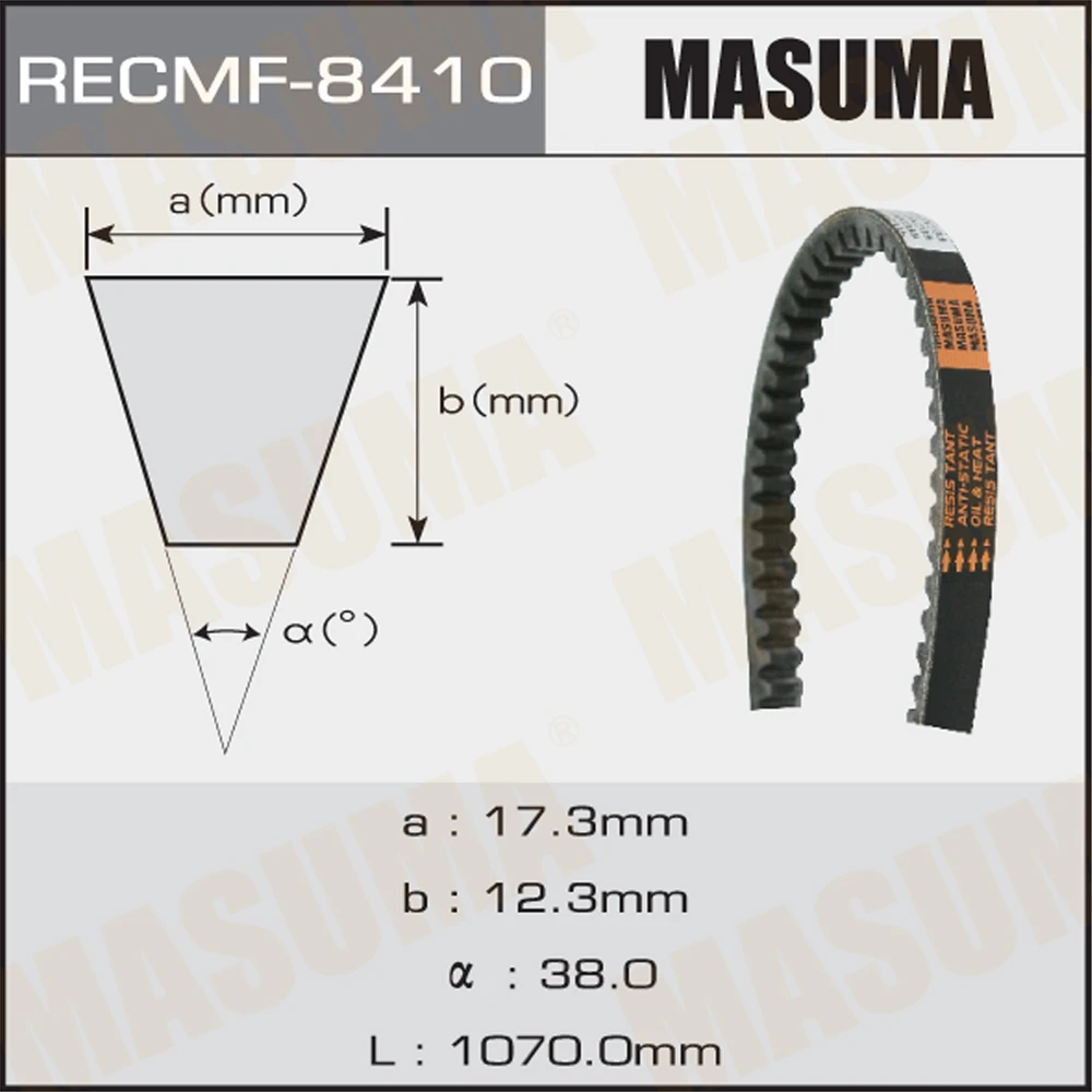 Ремень клиновой Masuma 8410