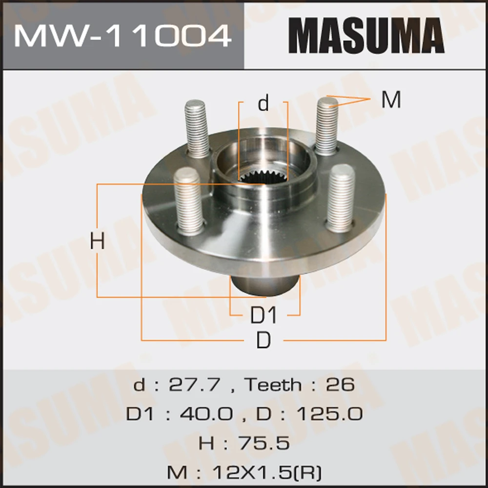 Ступица Masuma MW-11004