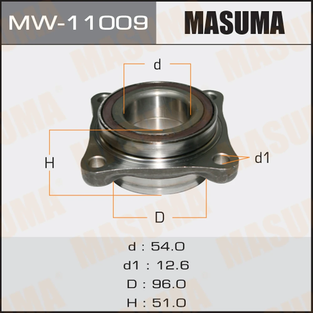 Ступичный узел Masuma MW-11009