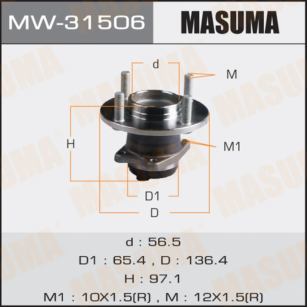 Ступичный узел Masuma MW-31506