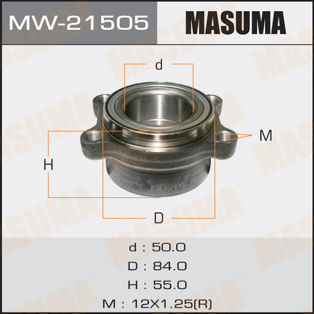 Ступичный узел Masuma MW-21505