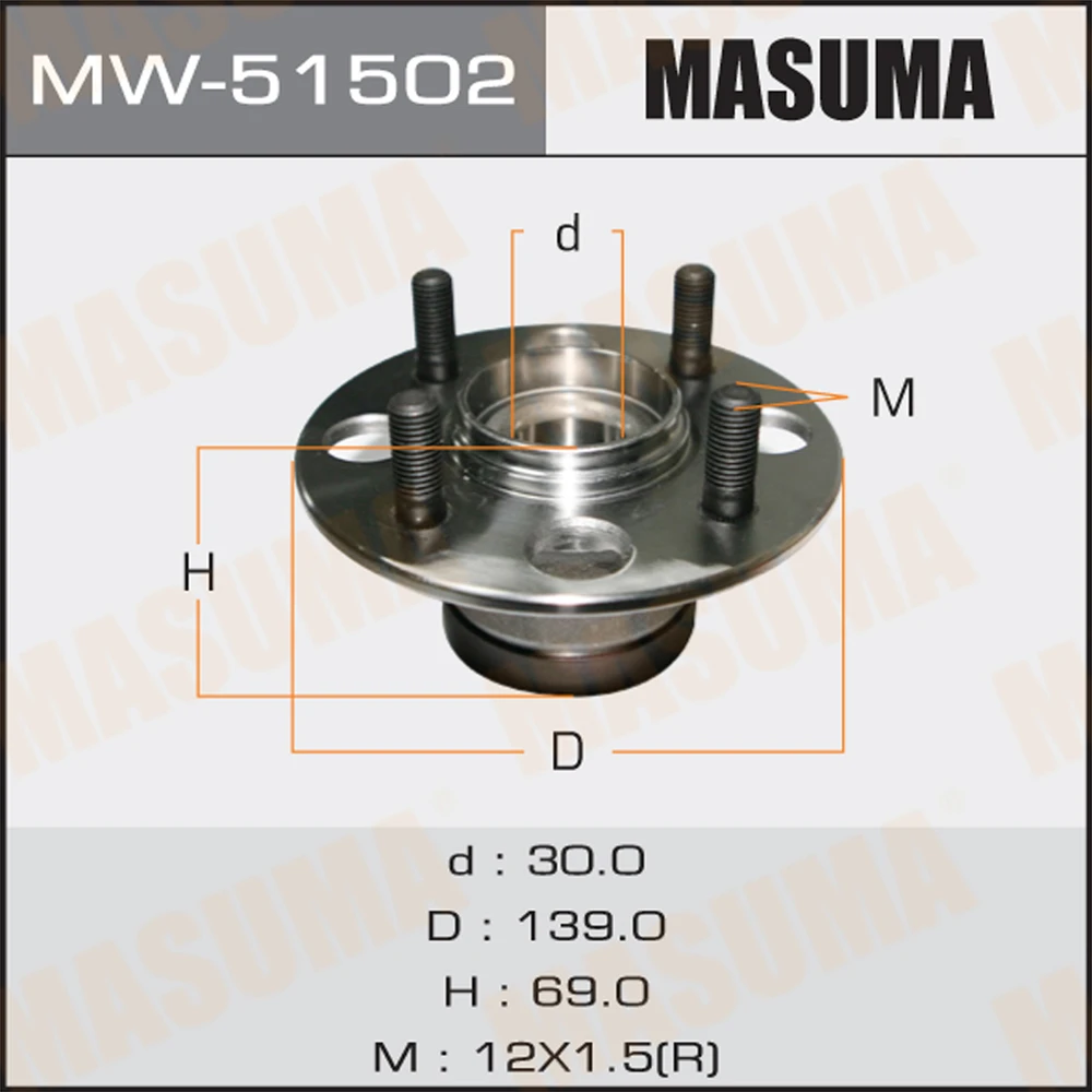 Ступичный узел Masuma MW-51502
