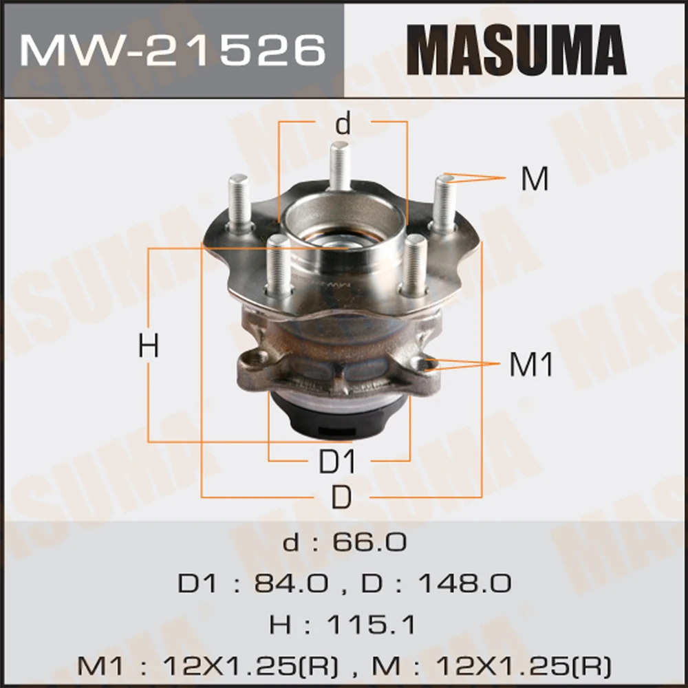 Ступичный узел Masuma MW-21526