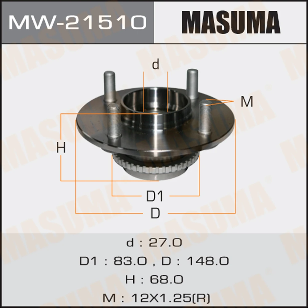 Ступичный узел Masuma MW-21510