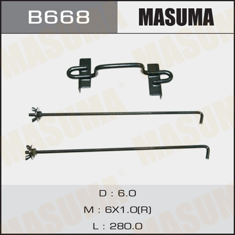 Крепление для АКБ типоразмер B Masuma B668
