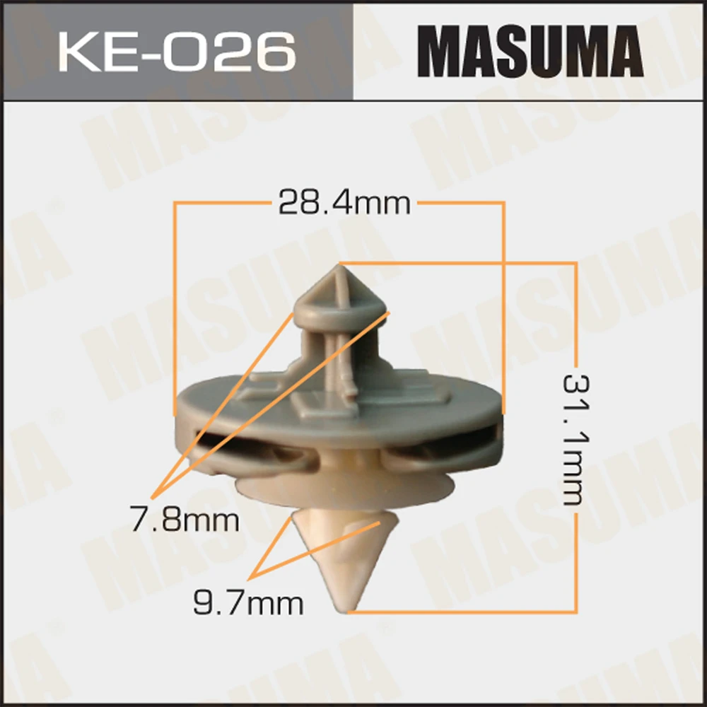 Клипса Masuma KE-026