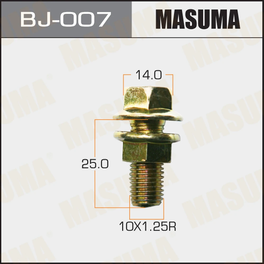 Болт с гайкой Masuma BJ-007