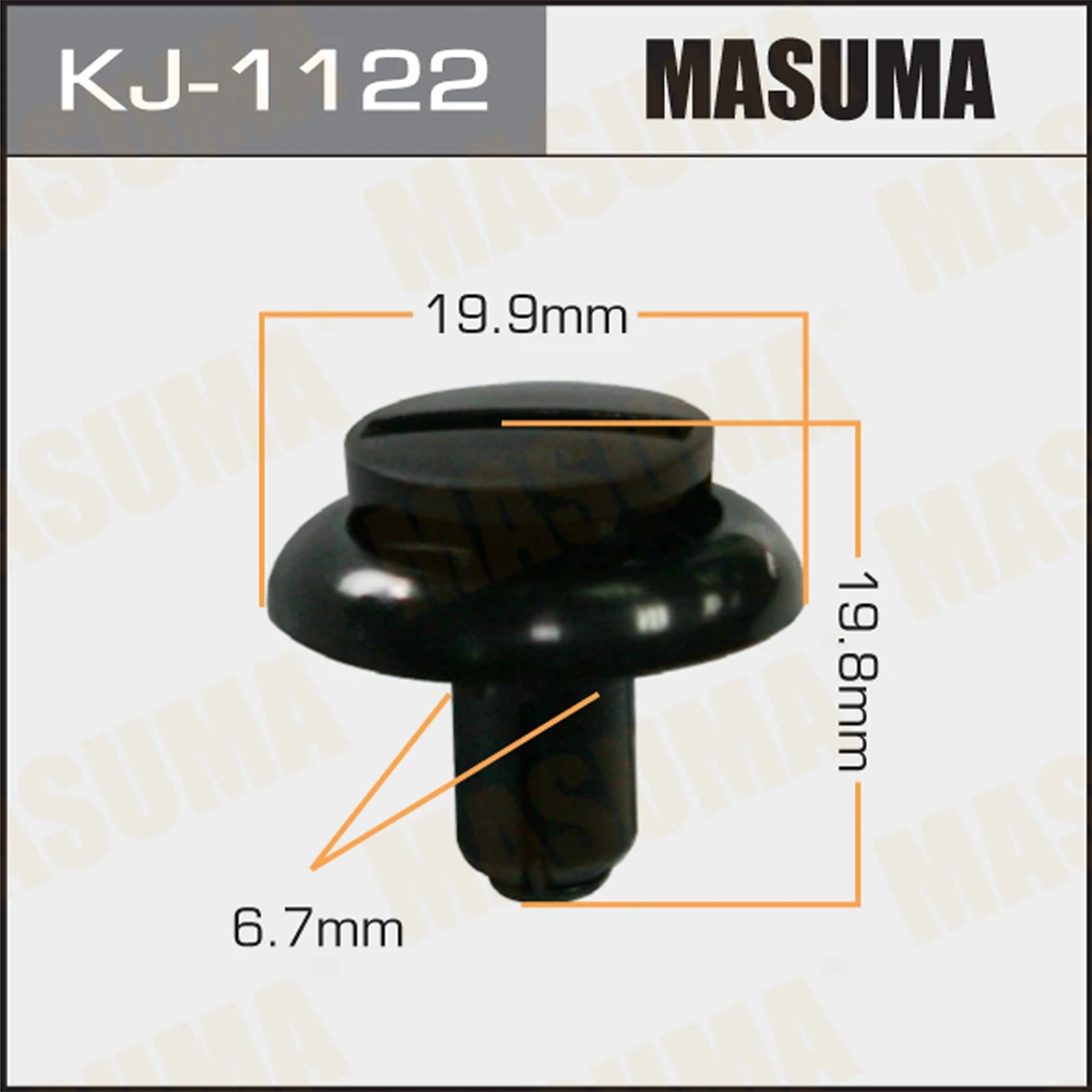 Клипса Masuma KJ-1122, 1шт.