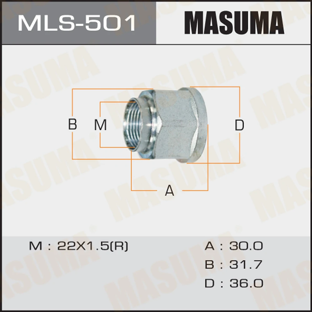 Гайка ШРУСа Masuma MLS-501