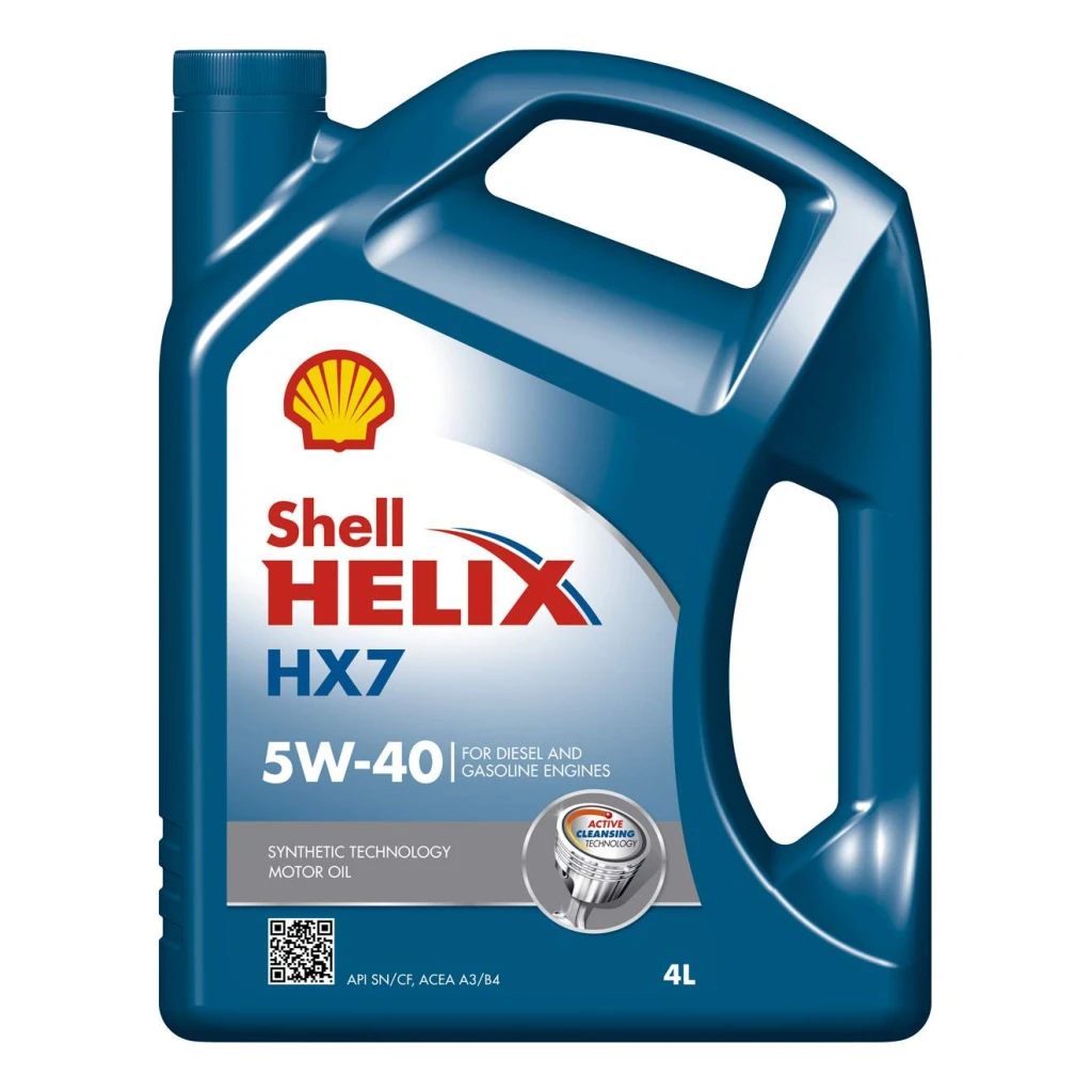 Моторное масло Shell Helix HX7 5W-40 4 л
