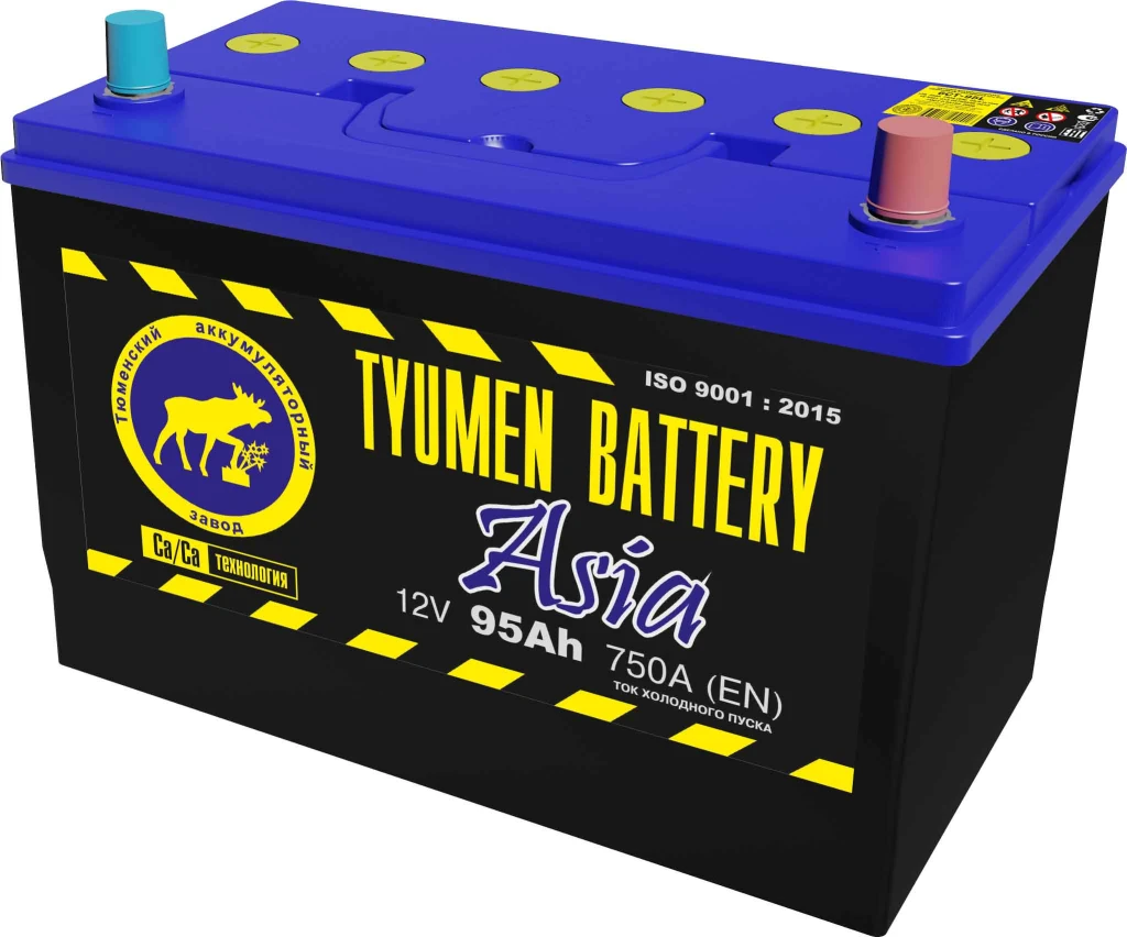 Аккумулятор легковой Tyumen Battery Asia 95 а/ч 750А Обратная полярность