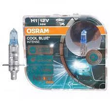 Лампа галогенная Osram Cool blue Intense H1 12V 55W, 2 шт.
