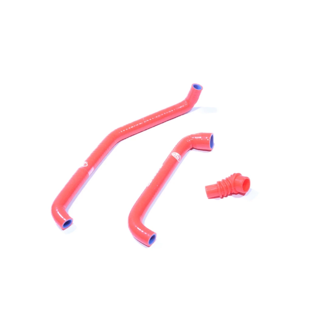 Патрубок регулятора холостого хода ГАЗель (409 дв.) (3 шт.) (красный) "ПТП64"