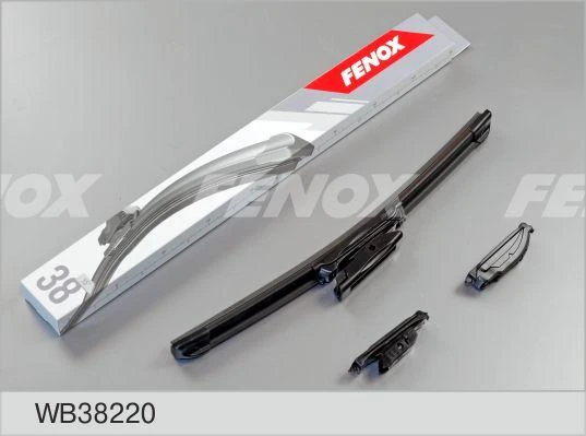 Щётка стеклоочистителя бескаркасная Fenox 380 мм, WB38220