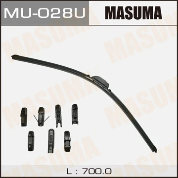 Щётка стеклоочистителя бескаркасная Masuma 700 мм, MU-028U