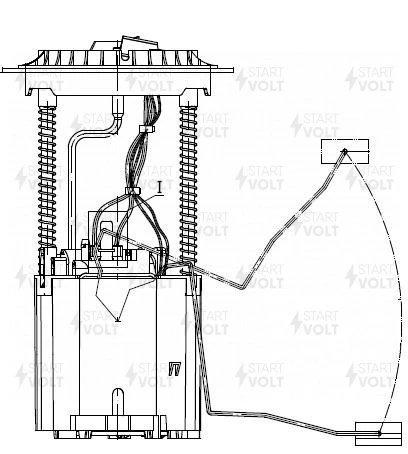 Модуль топливного насоса Mercedes-Benz ML W164 (11-)/GL X164 (12-) 3.5i-5.5i STARTVOLT SFM 1503