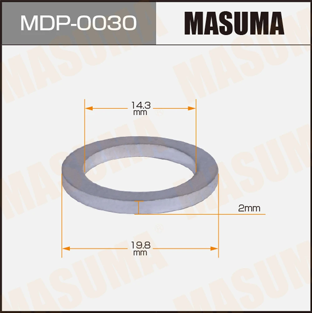 Шайба болта маслосливного Masuma MDP-0030