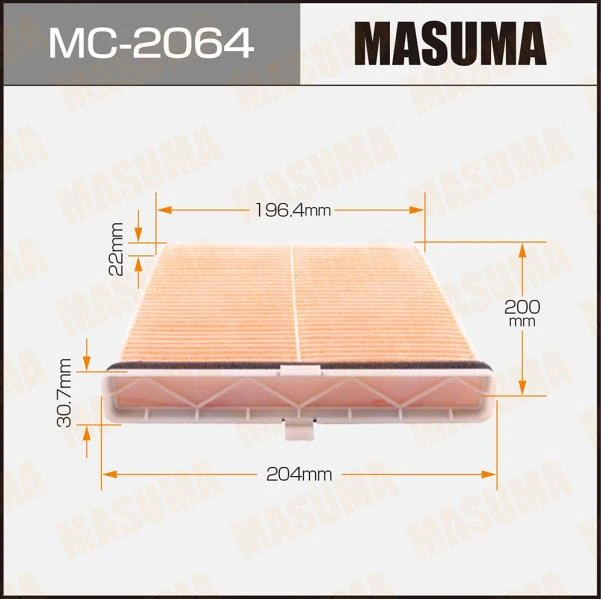 Фильтр салона Masuma MC-2064