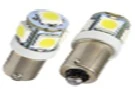Лампа светодиодная Grande Light T4W 12V, GL-12-BA9s-5SMD-5050, 1 шт