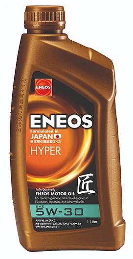 Моторное масло Eneos Hyper 5W-30 синтетическое 1 л