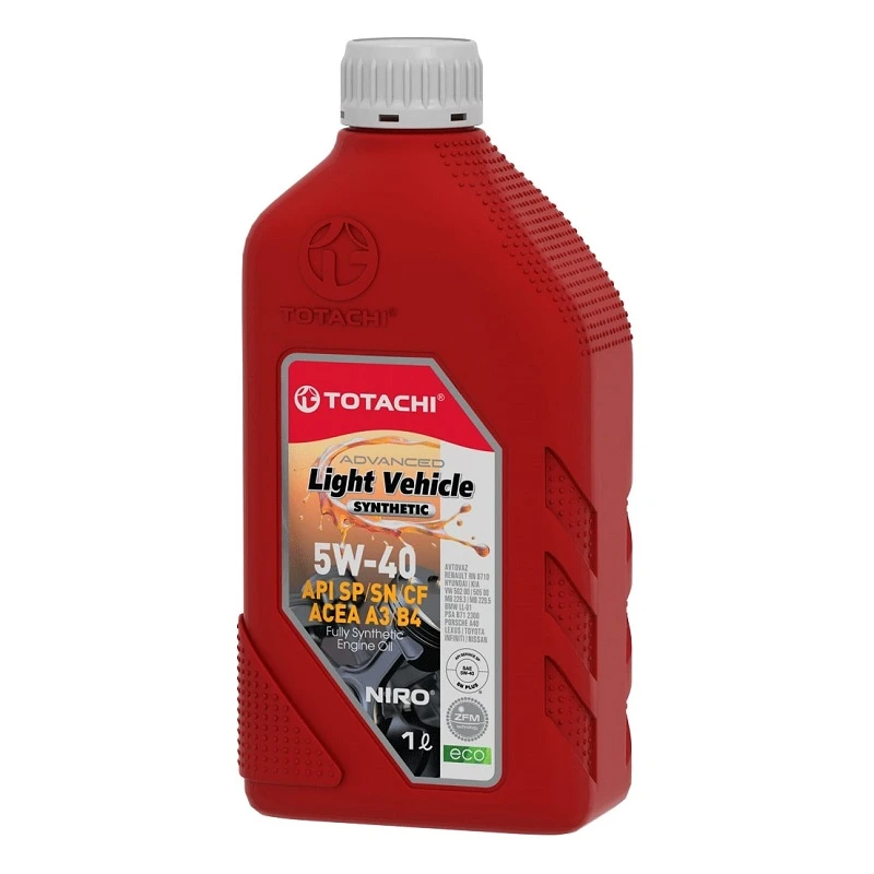 Моторное масло TOTACHI NIRO LV Synthetic 5W-40 синтетическое 1 л