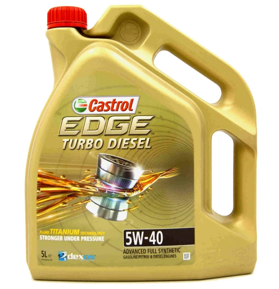 Моторное масло Castrol Edge Titanium 5W-40 синтетическое 5 л