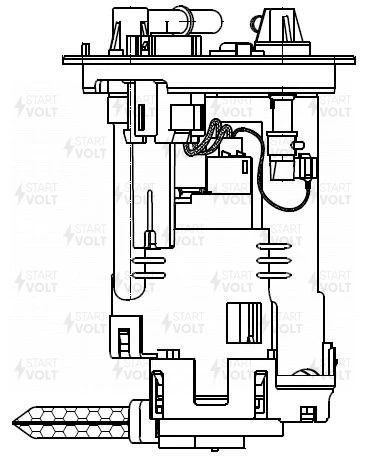 Модуль топливного насоса Mitsubishi Lancer IX (00-) 1.3i/1.6i STARTVOLT SFM 1102