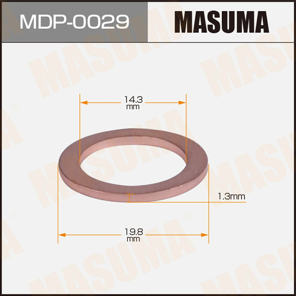 Шайба болта маслосливного Masuma MDP-0029