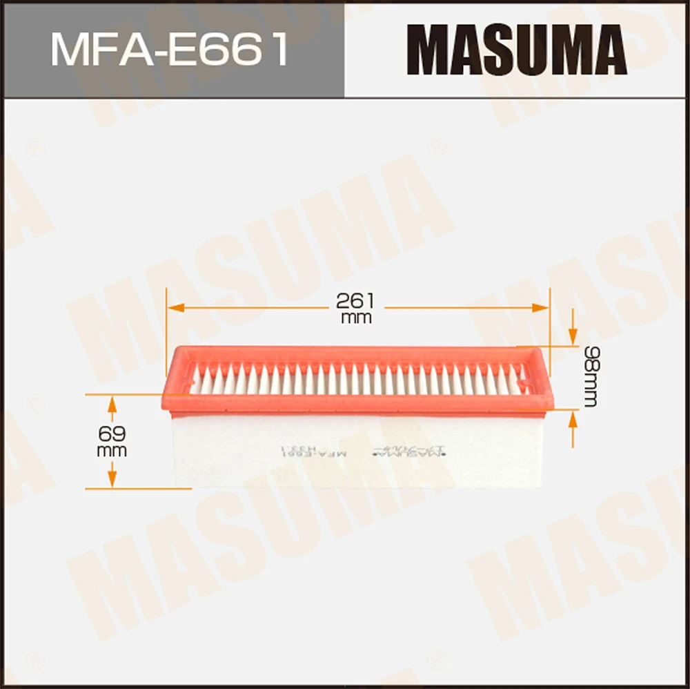 Фильтр воздушный Masuma MFA-E661