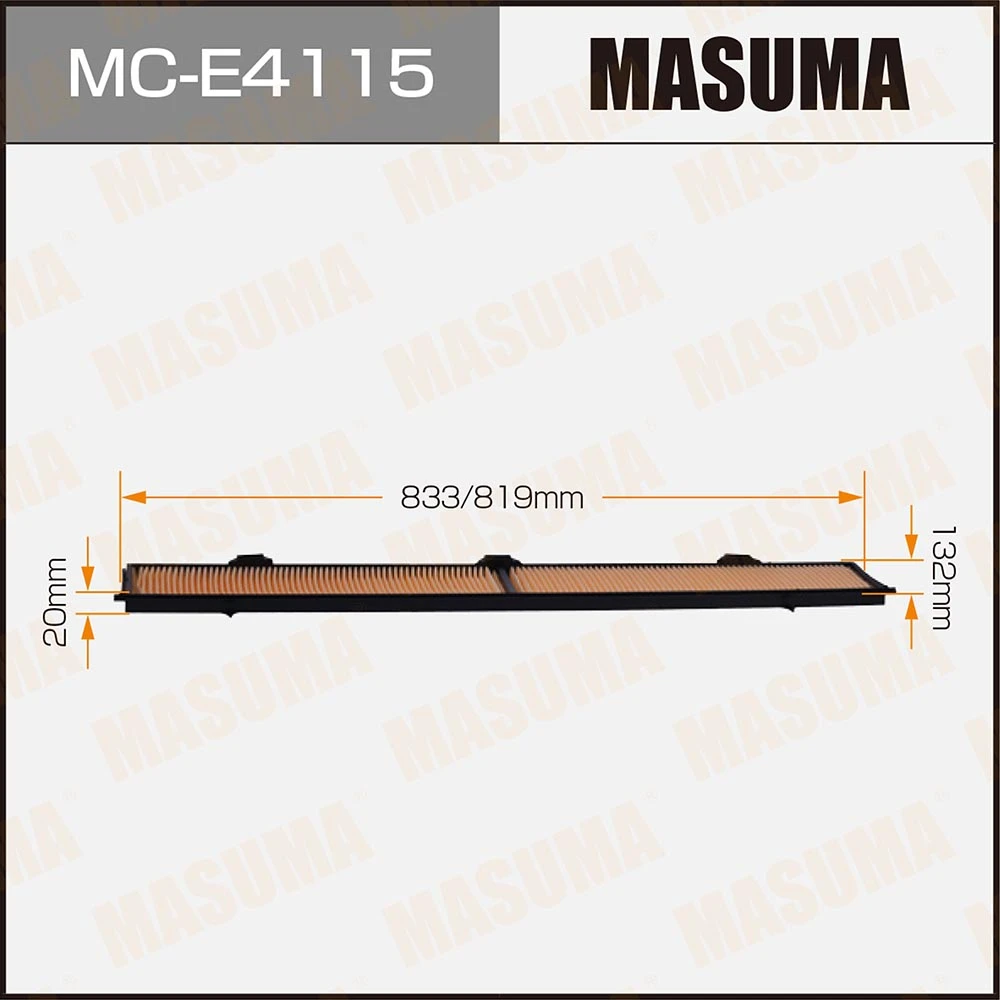 Фильтр салона Masuma MC-E4115