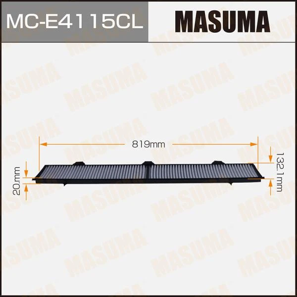 Фильтр салона угольный Masuma MC-E4115CL